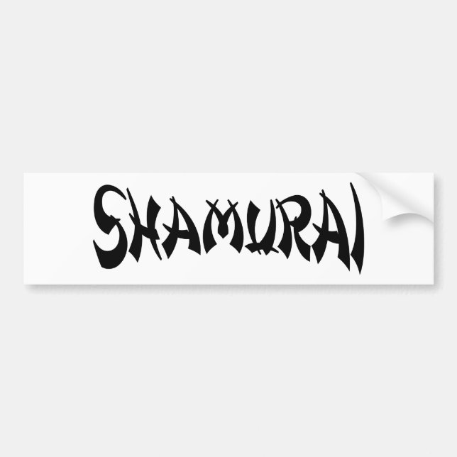 SHAMURAI BUMPER STICKER (Front)