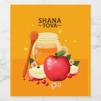Shana Tova Food and Beverage Label Set