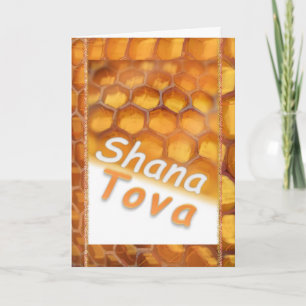 Shana-Tova Honey drawing Happy Rosh HaShana Holiday Card