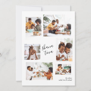 Shana Tova Photo Gallery Collage Jewish New Year Holiday Card