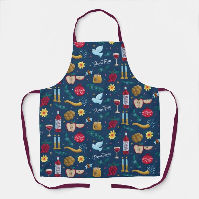 Shana Tova Rosh Hashanah Apron (Front)