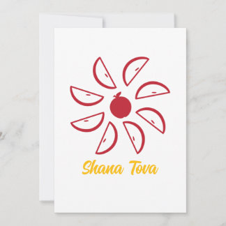 Shana Tova with apples Holiday Card