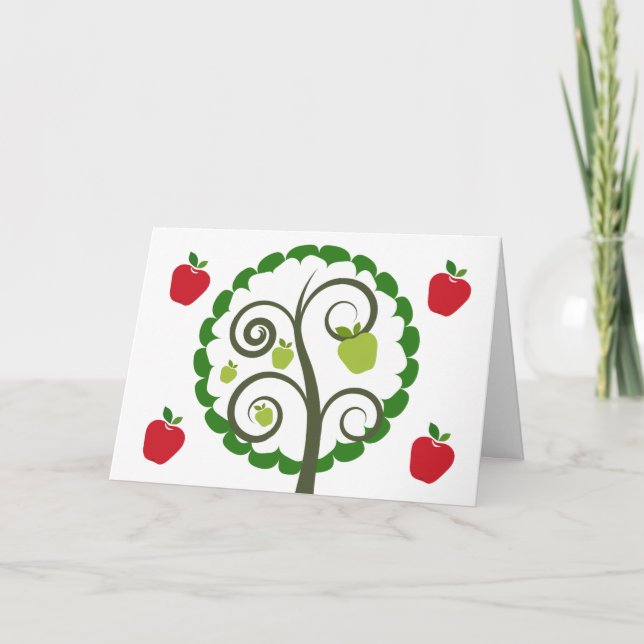 Shanah Tovah Rosh Hashanah Jewish New Year Holiday Card (Front)