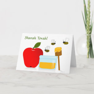 Shanah Tovah Rosh Hashanah Jewish New Year Holiday Card