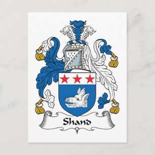 Shand Family Crest Postcard