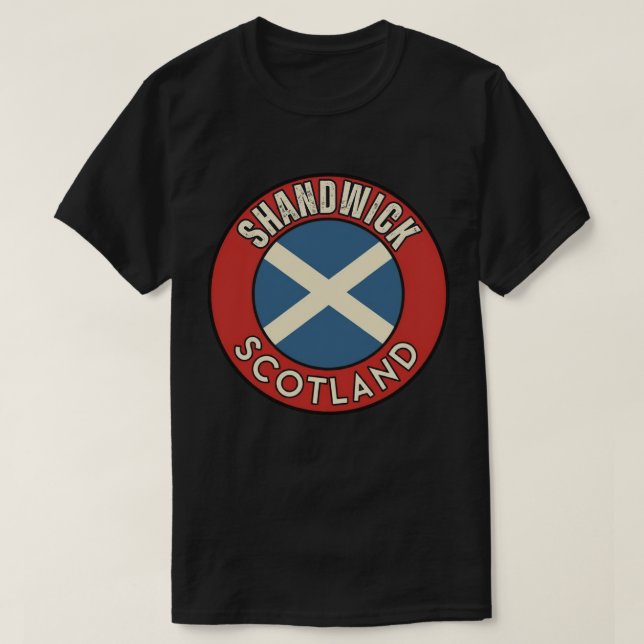 Shandwick, Scotland T-Shirt (Design Front)