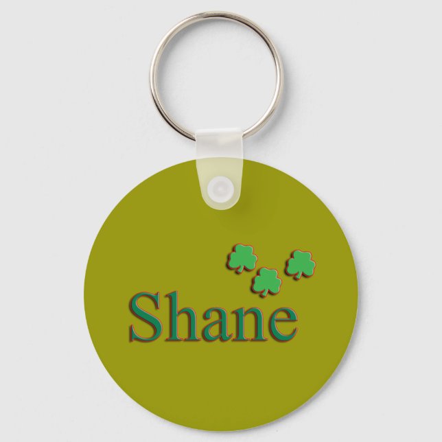 Shane Mens Name Key Ring (Front)