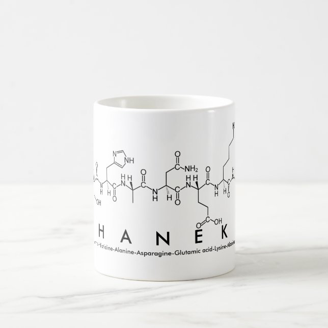 Shaneka peptide name mug (Center)