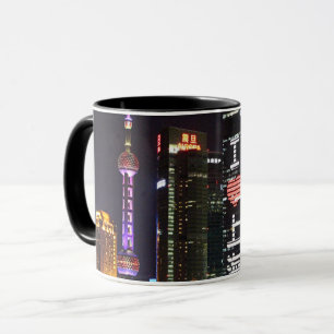 Shanghai at Night Mug