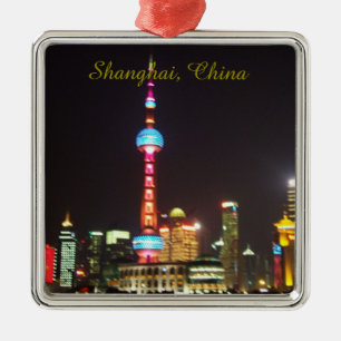 Shanghai China Christmas Ornament