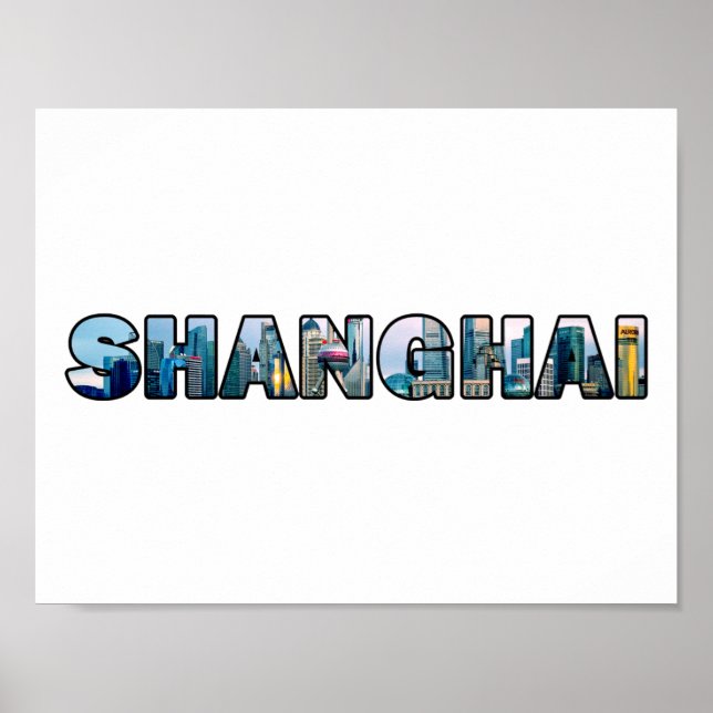 Shanghai China Poster (Front)
