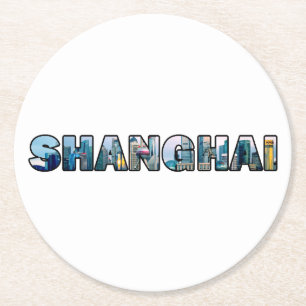 Shanghai China Round Paper Coaster