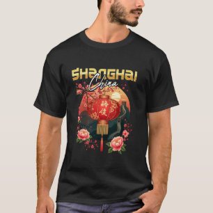 Shanghai China Vacation Souvenir Chinese Lantern T-Shirt
