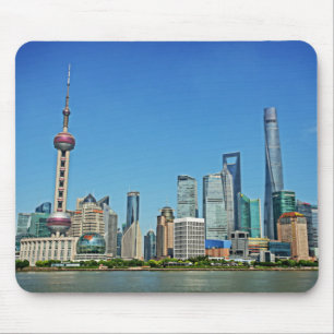 Shanghai, China - View from the Bund - Mousepad