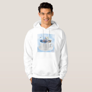 Shanghai in a Teacup – Futuristic Skyline Art Hoodie