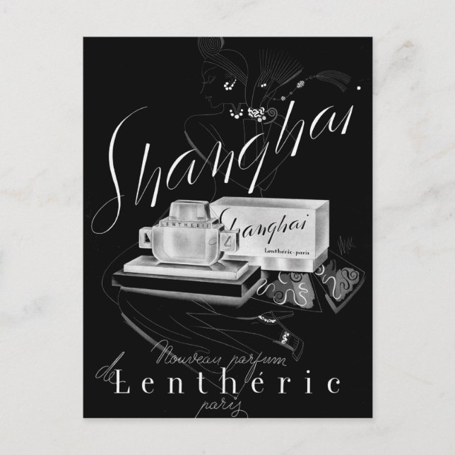 Shanghai Perfume Postcard (Front)