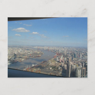 Shanghai view postcard