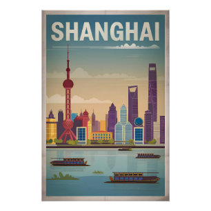 Shanghai vintage poster
