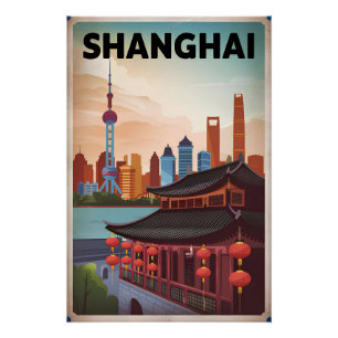 Shanghai vintage poster