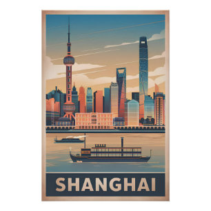 Shanghai vintage poster