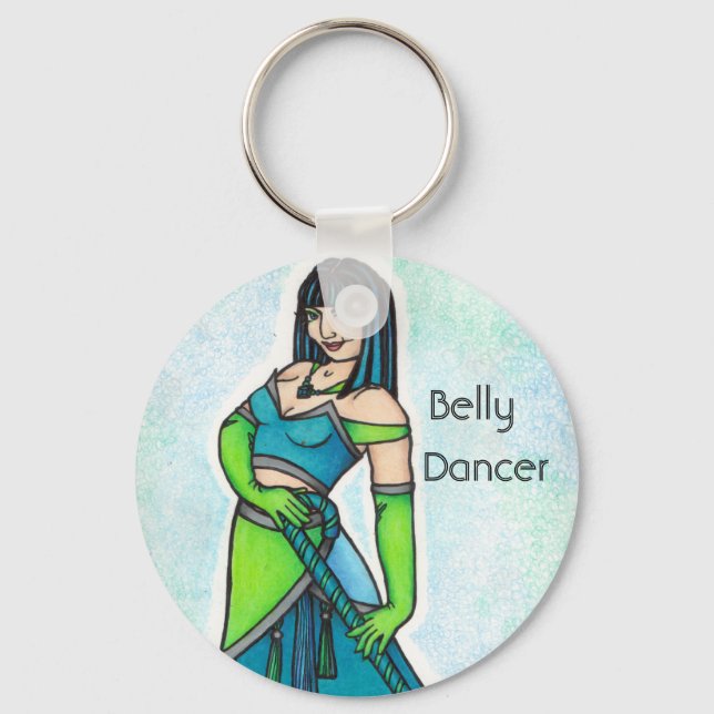 Shani Belly Dancer Keychain (Front)