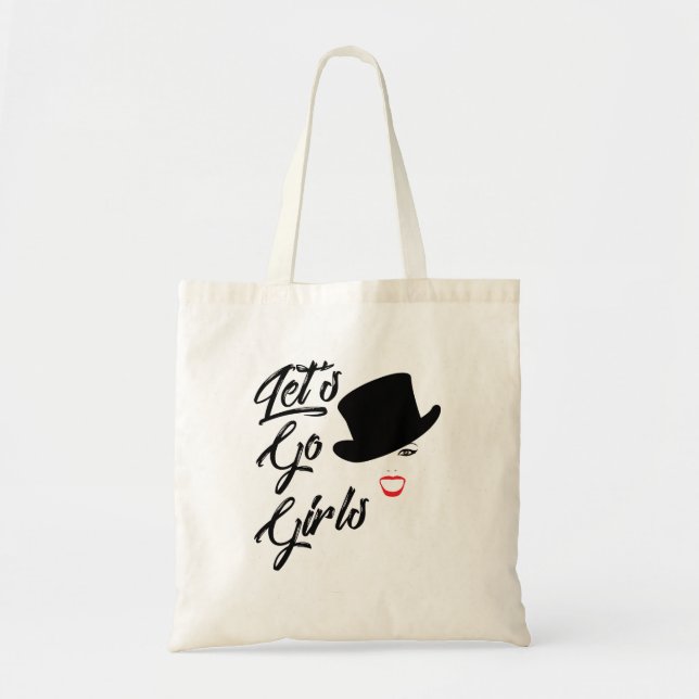 Shania Fan Art Lets Go Girls Tote Bag (Front)