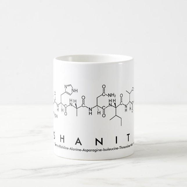 Shanita peptide name mug (Center)