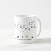 Shaniya peptide name mug (Front Right)