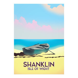 Shanklin, Isle of Wight vintage travel poster