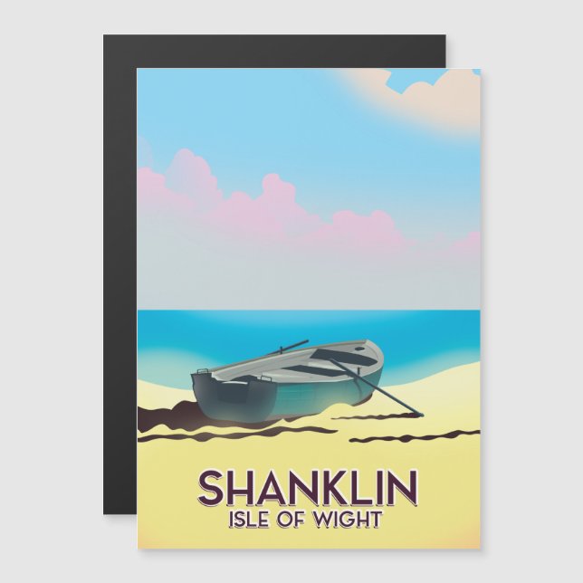 Shanklin, Isle of Wight vintage travel poster (Front/Back)