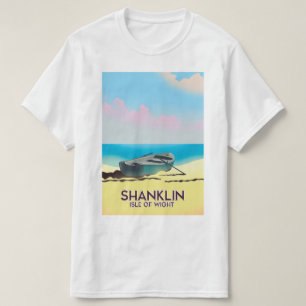 Shanklin, Isle of Wight vintage travel poster T-Shirt