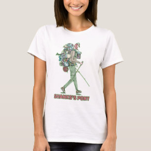 Shanks's pony funny hiker walking T-Shirt