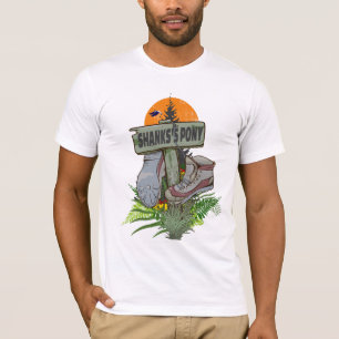 Shanks's pony old hiking boots T-Shirt