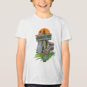 Shanks's pony old hiking boots Tri-Blend shirt