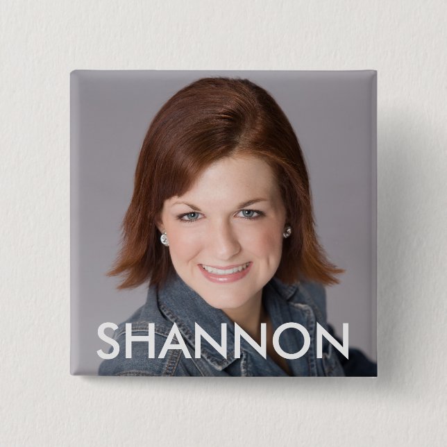 SHANNON 15 CM SQUARE BADGE (Front)