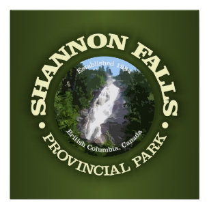 Shannon Falls PP (rd) Poster