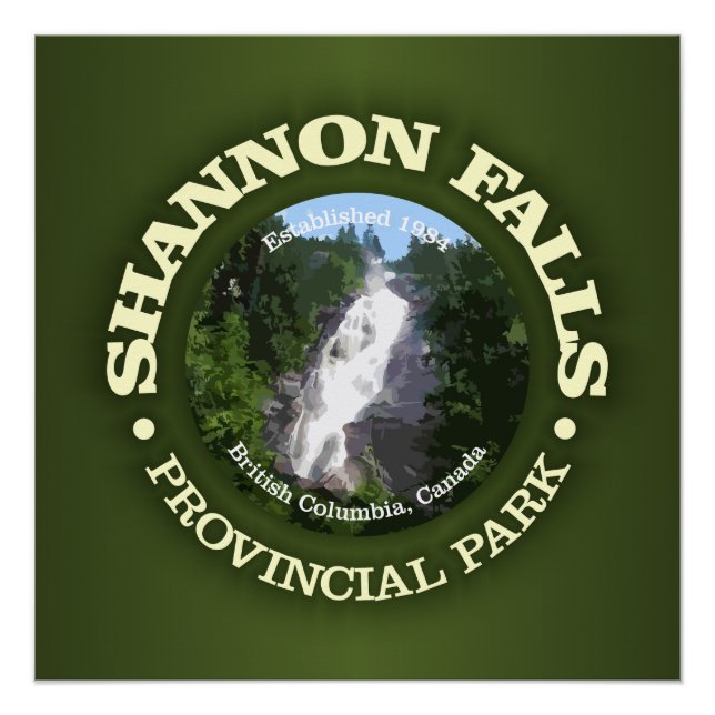 Shannon Falls PP (rd) Poster (Front)