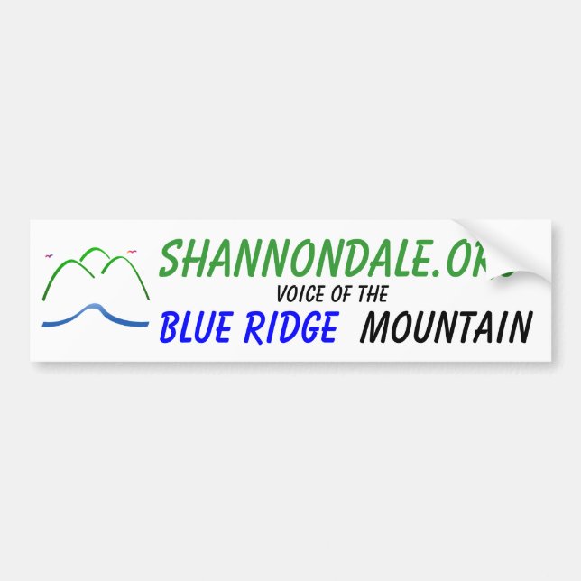 Shannondale.org Bumper Stcker w/ Logo Sticker (Front)