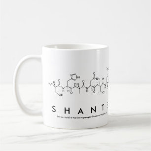 Shante peptide name mug