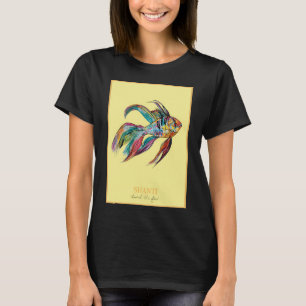 Shanti - channel the flow - fish illustration T-Shirt