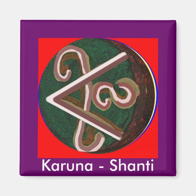 Shanti = Peace Magnet (Front)