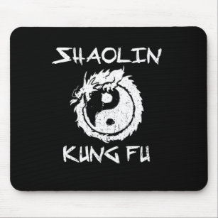 Shaolin Kung Fu MartialArts Logo Yin Yang Gift Mouse Mat