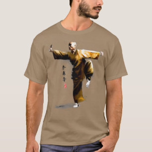 Shaolin Kung Fu white  Gift for men women  kids T-Shirt