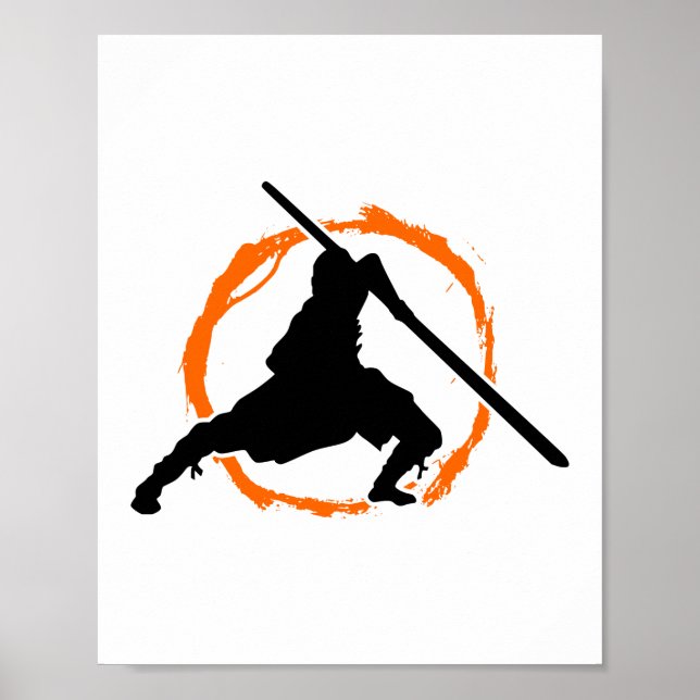 Shaolin Martial Arts Kung Fu Poster (Front)