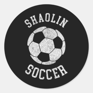 Shaolin Soccer Retro Distressed 90's Vintage Classic Round Sticker
