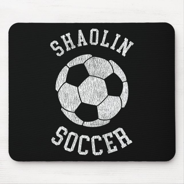 Shaolin Soccer Retro Distressed 90's Vintage  Mouse Mat (Front)