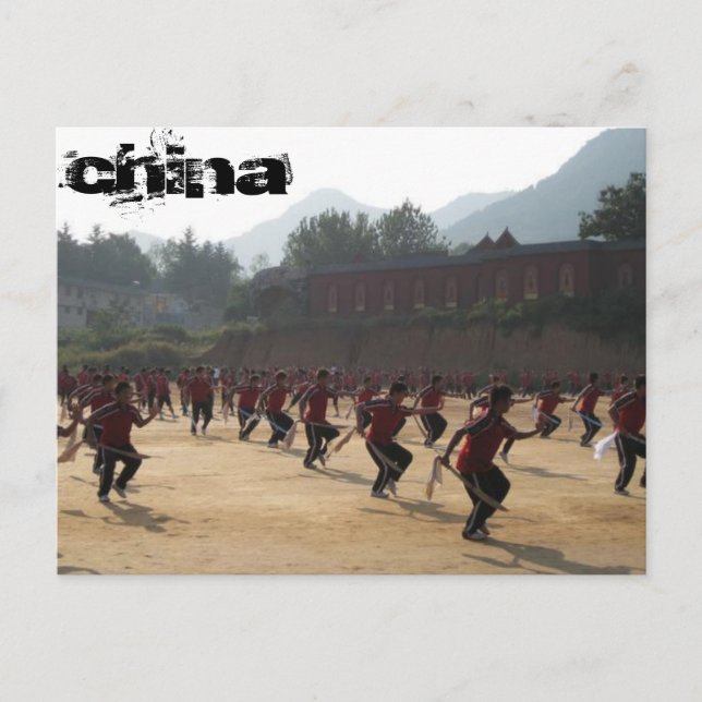 Shaolin Temple Postcard (Front)