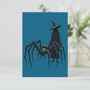 Shape Changing Spider Witches Invitation