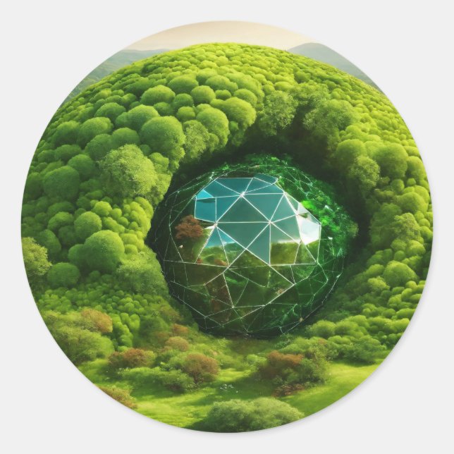 Shape: Classic Round Stickers Create custom sticke (Front)