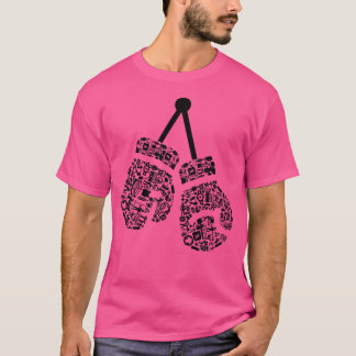 Shape Collage Boxing Gloves Shirt  Boxer Shirt  Bo